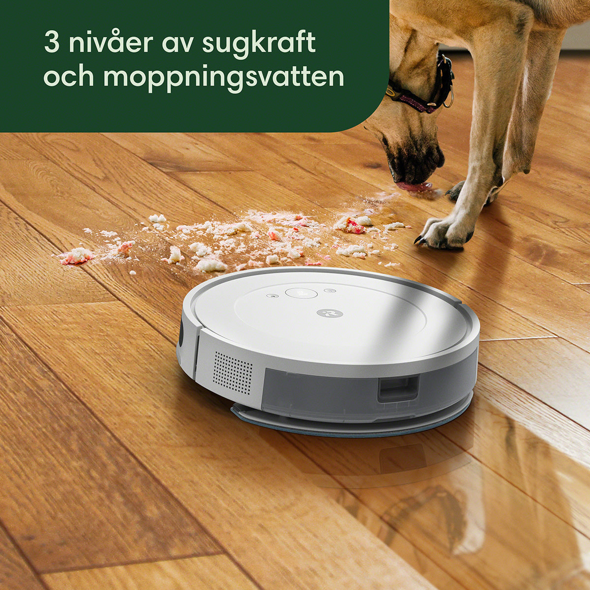 Roomba Combo® Essential robotdammsugaren och moppen vit