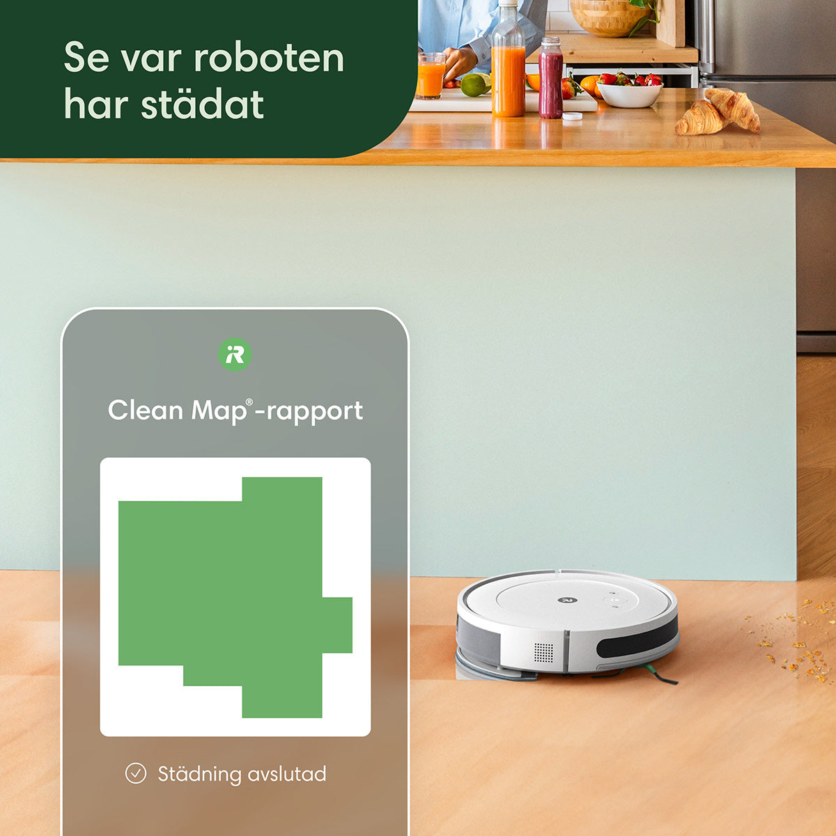 Roomba Combo® Essential robotdammsugaren och moppen vit