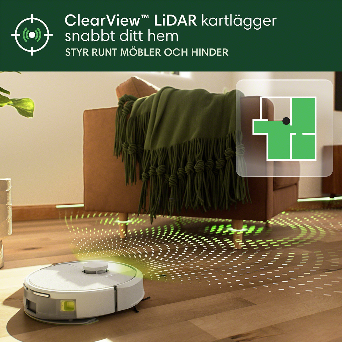 Roomba® 105 Combo-robot + AutoEmpty™-dockningsstation