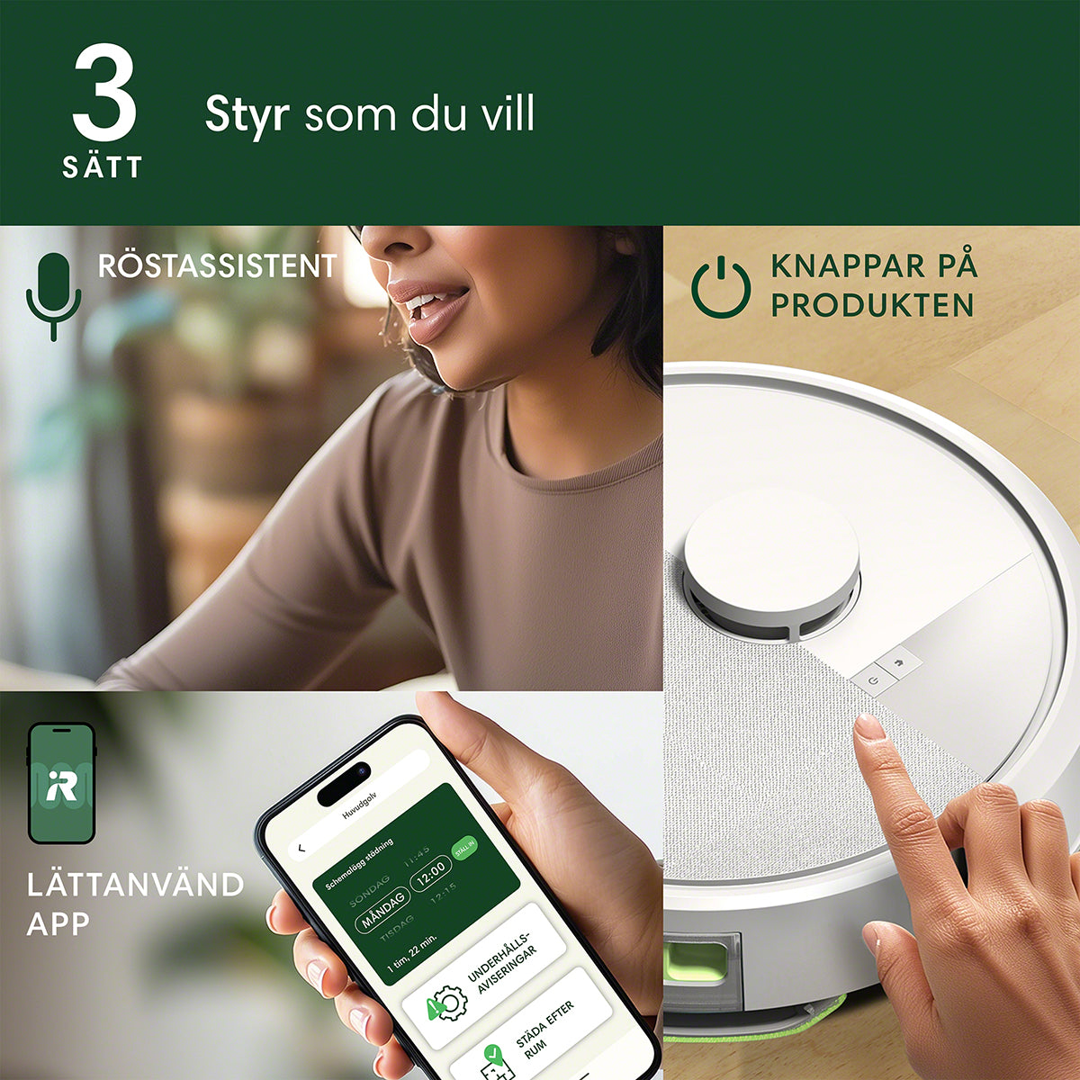 Roomba® 105 Combo-robot + AutoEmpty™-dockningsstation