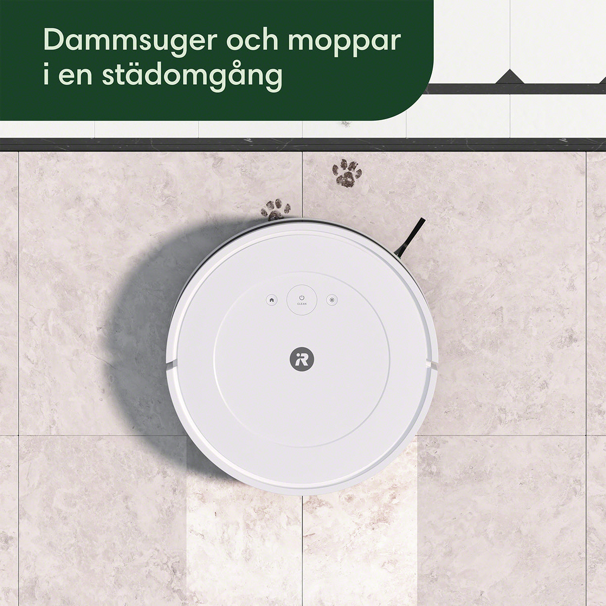 Roomba Combo® Essential robotdammsugaren och moppen vit