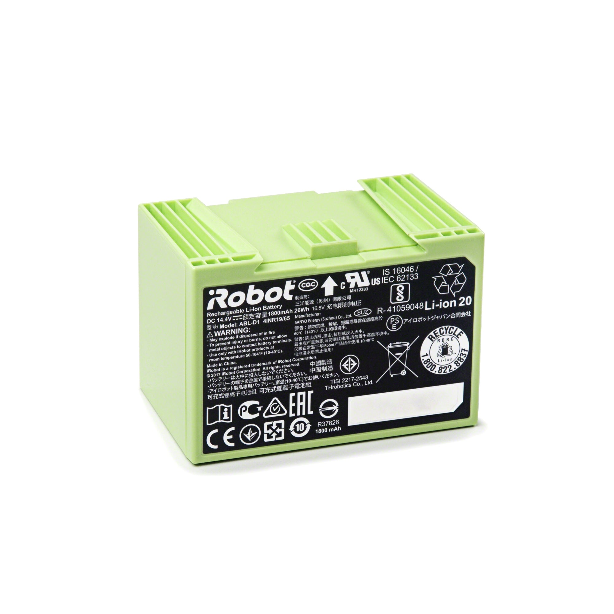 Roomba® e- og i-serie ersättnings Litiumjonbatteri