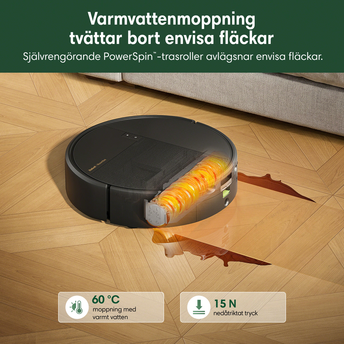 Roomba® Plus 675 Combo + AutoWash™-dockningsstation