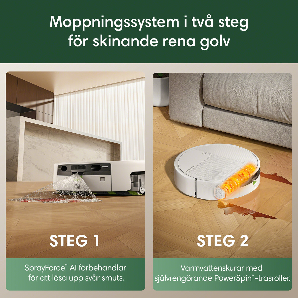 Roomba® Plus 675 Combo + AutoWash™-dockningsstation