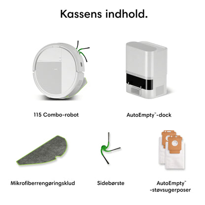 Roboten Roomba® 115 Combo + dockningsstationen AutoEmpty™