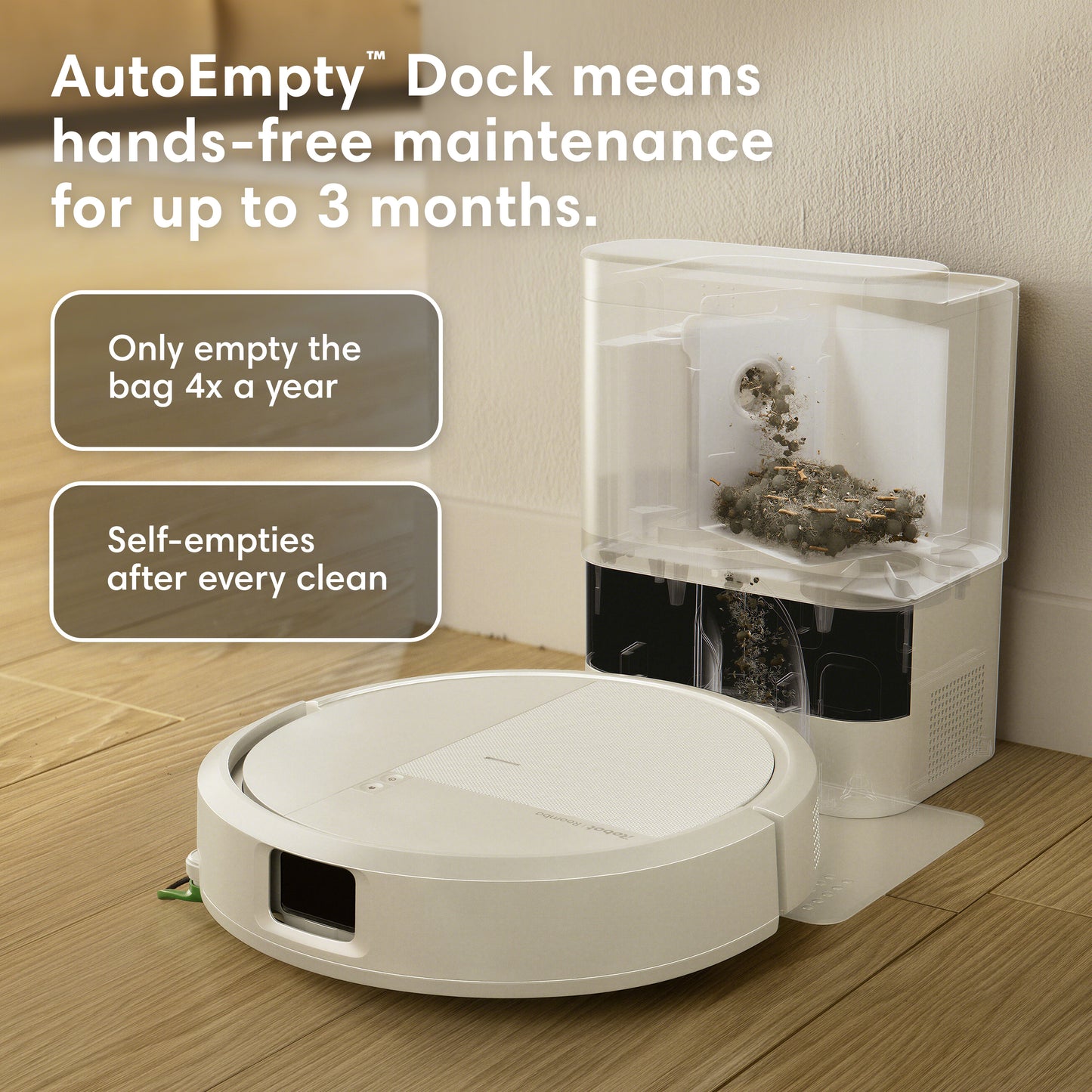 Roboten Roomba® 115 Combo + dockningsstationen AutoEmpty™