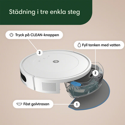 Roomba Combo® 2 Essential robot vit + AutoEmpty™ dockningsstation