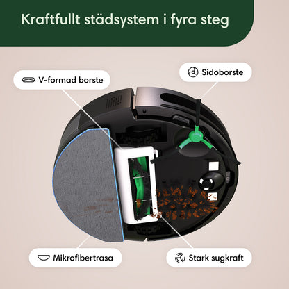 Roomba Combo® Essential robotdammsugaren och moppen svart (demo)