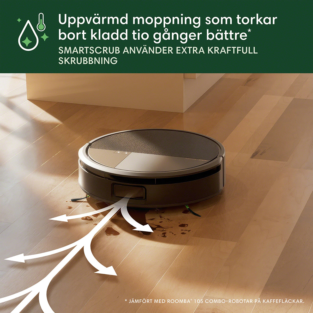 Roomba® Max 705 Combo-robot + AutoWash™-dockningsstation