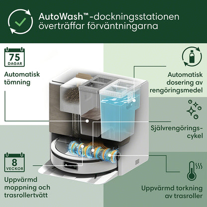 Roomba® Max 705 Combo-robot + AutoWash™-dockningsstation