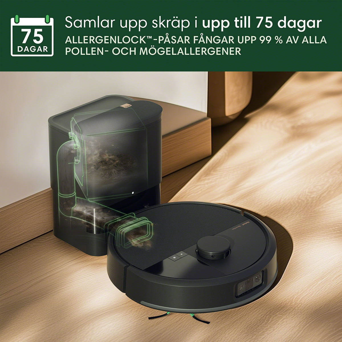 Roomba® Max 705 Vac-robot + dockningsstationen AutoEmpty™
