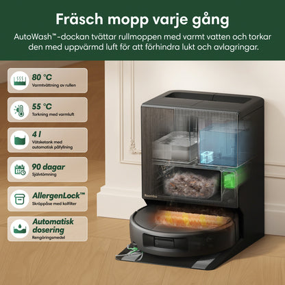 Roboten Roomba® Max 876 Combo + dockningsstationen AutoWash™