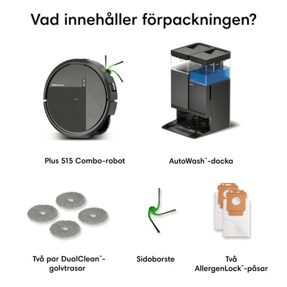 Roboten Roomba® Plus 515 Combo + dockningsstationen AutoWash™