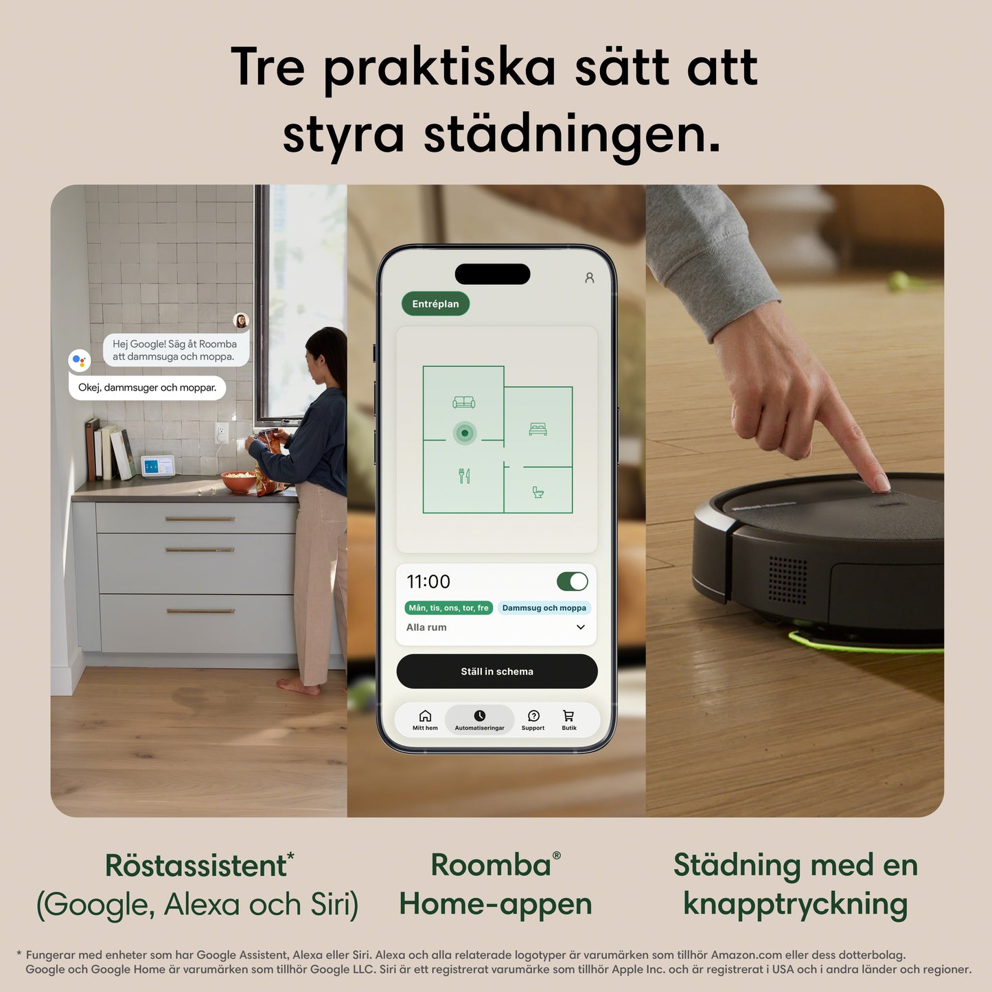 Roboten Roomba® Plus 515 Combo + dockningsstationen AutoWash™