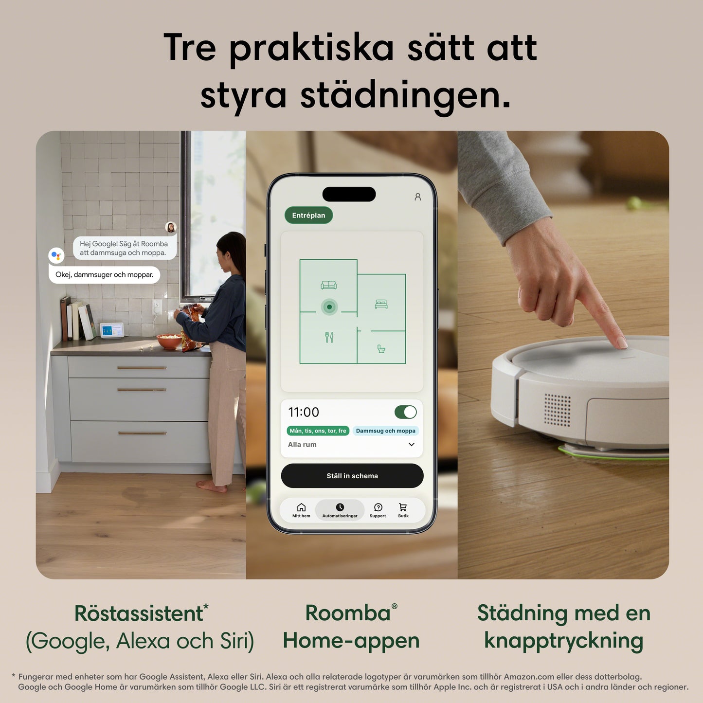 Roboten Roomba® Plus 515 Combo + dockningsstationen AutoWash™