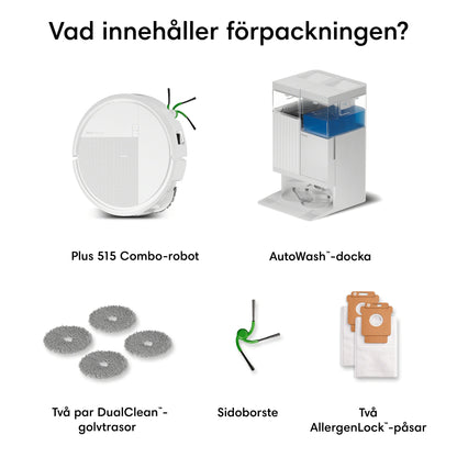 Roboten Roomba® Plus 515 Combo + dockningsstationen AutoWash™