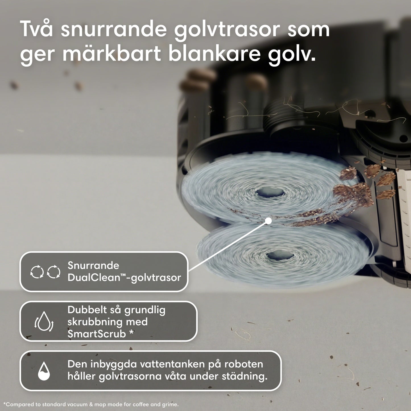 Roboten Roomba® Plus 575 Combo + dockningsstationen AutoWash™