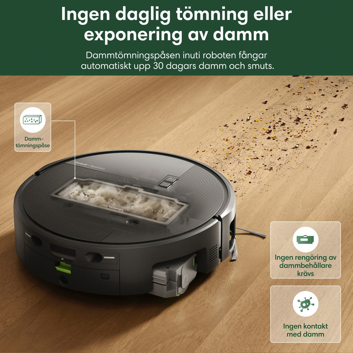 Roomba® Plus 615 Combo + Wash Only-dockningsstation